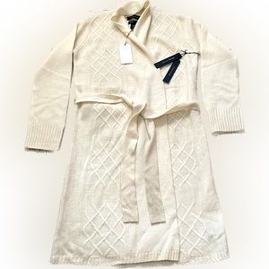Tahari Cream Women's Cardigan Sweater